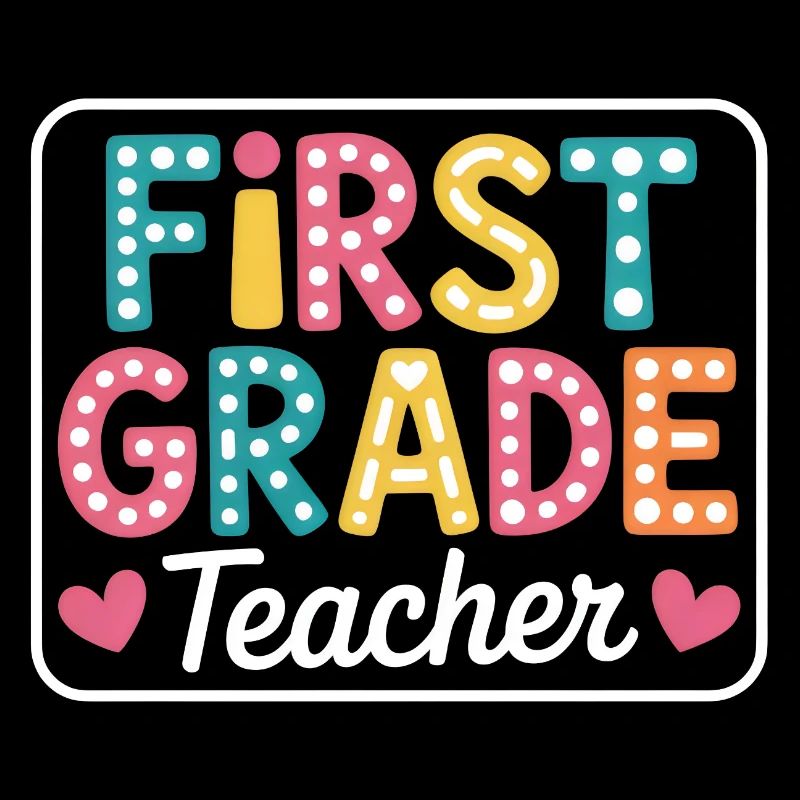 First Grade Teacher Back To School