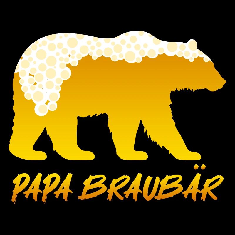 Bientôt PAPA OURS BRUN Père OURS BRUN Paternité Drôle
