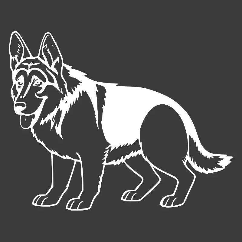 Schäferhund weiß