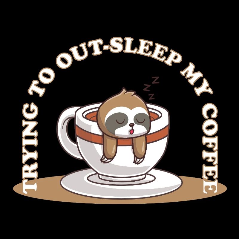 Essayer de dormir plus longtemps que mon café – Sloth Coffee
