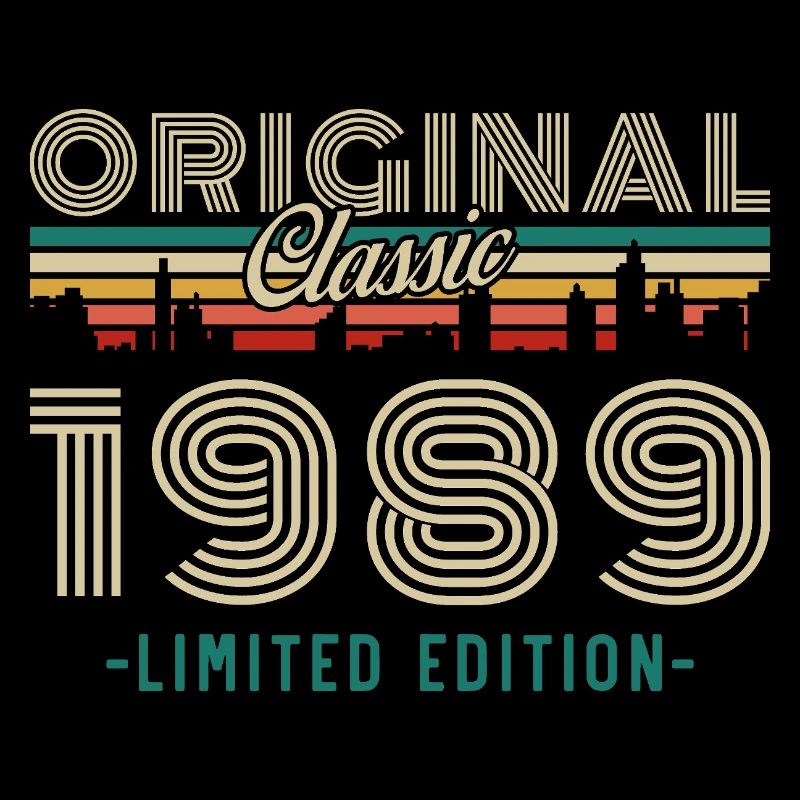 1989 Vintage Retro Geburtstagsgeschenk