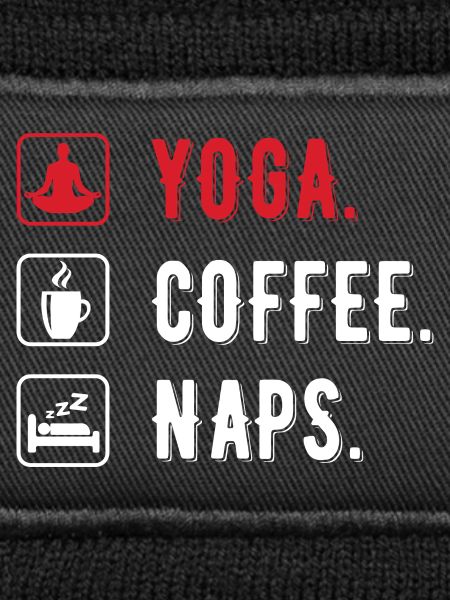 Yoga coffee naps men