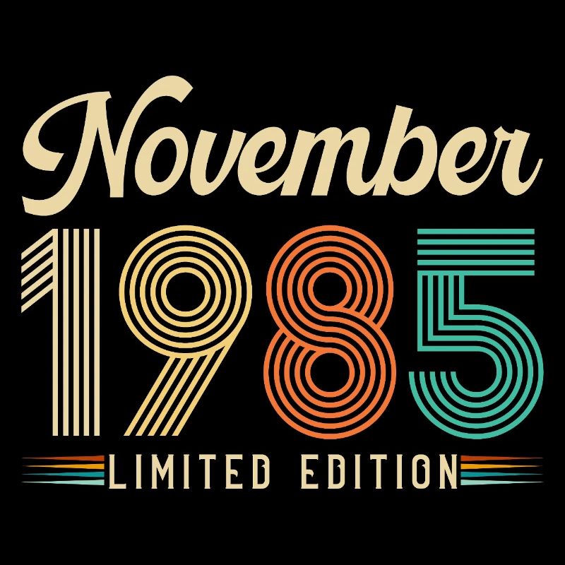 November 1985 Vintage Geburtstag Retro Geschenk
