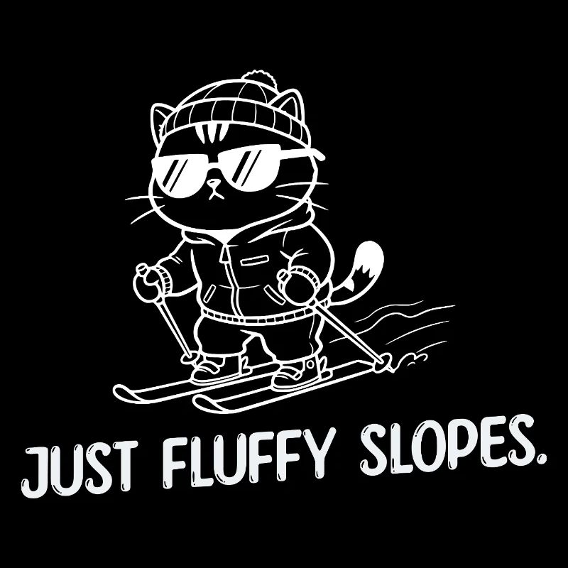 Just Fluffy Slopes - Ski Humor