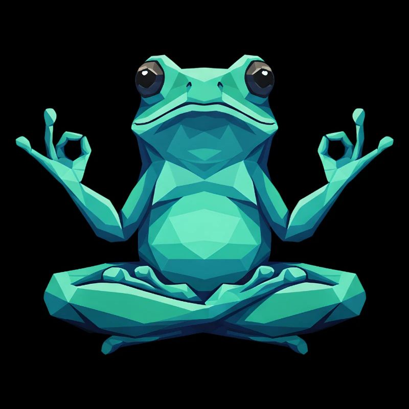 Yoga Frog Zen