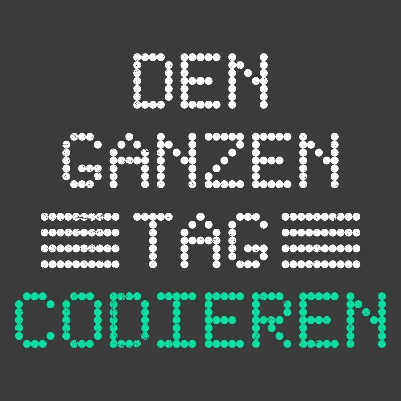 Nerd Computer DEN GANZEN TAG CODIEREN LUSTIG