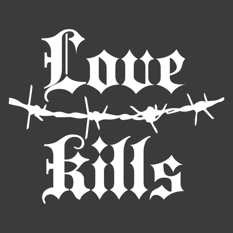 Gothic Barbed Wire Typography