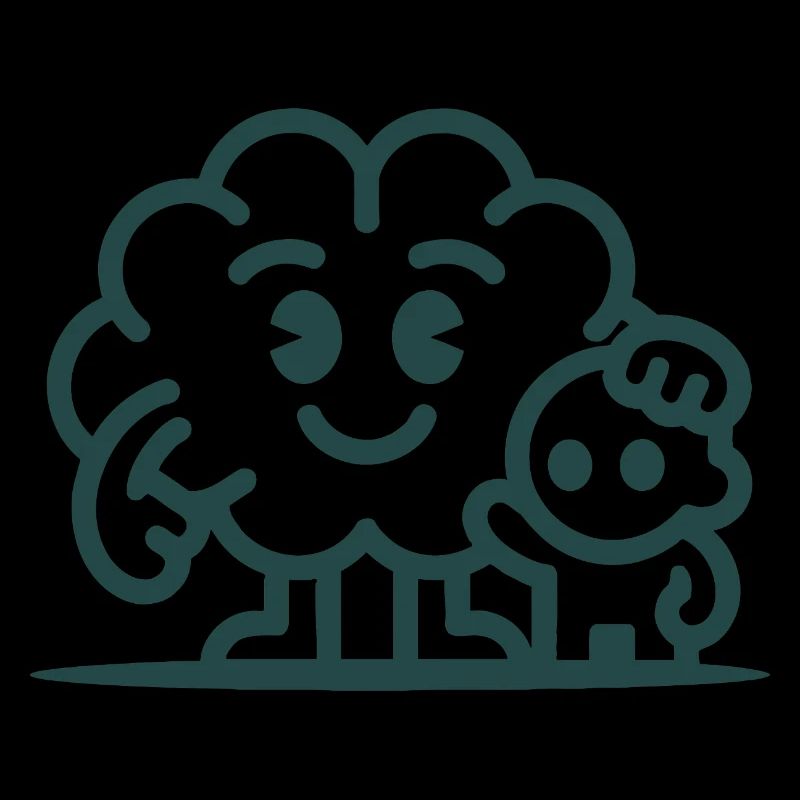 Friendly Cloud Duo Illustration