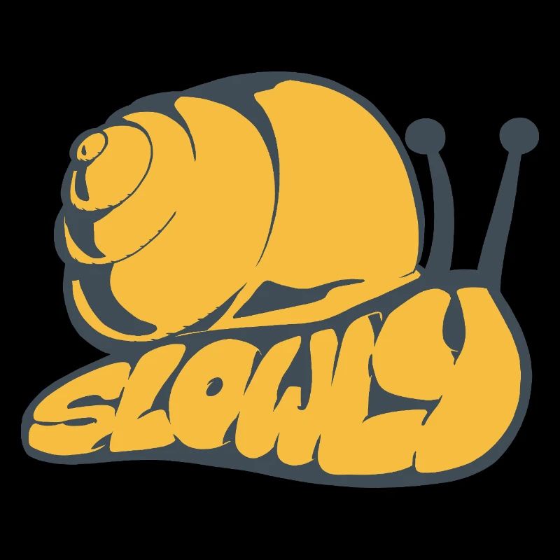 Slowly, a drawn word