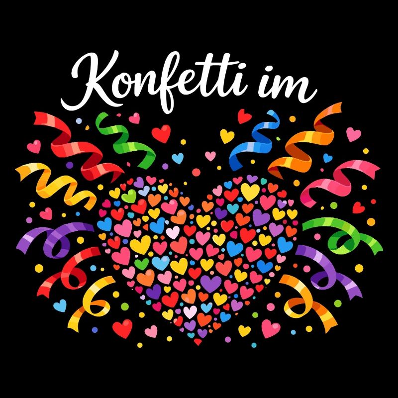 Konfetti im Herzen Kostüm Damen Alaaf