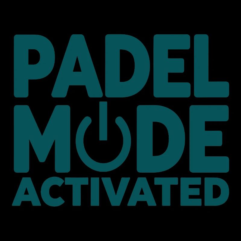 Padel Mode Activated Power Button Sport Style