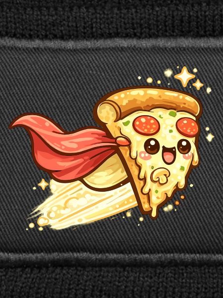 Pizzaheld mit Cape