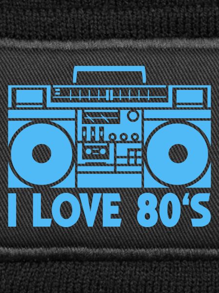 80er Boombox Statement