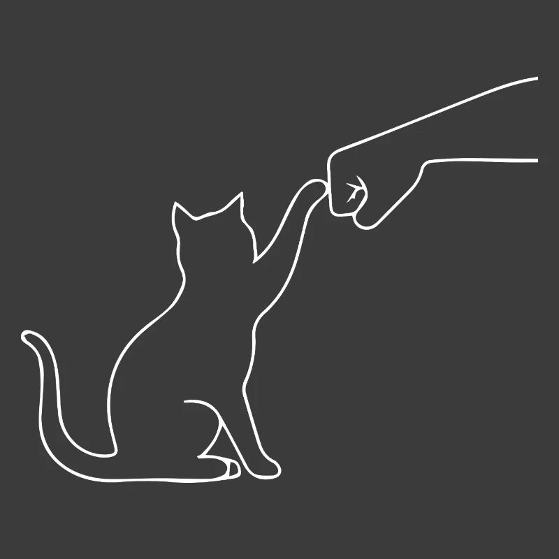 Katze Pfote lustig