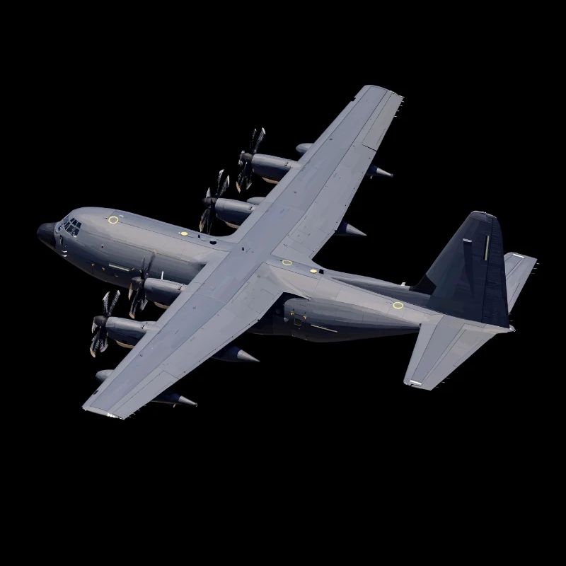 C-130 Grau Silhouette