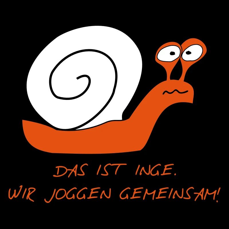 Das ist Inge wir joggen