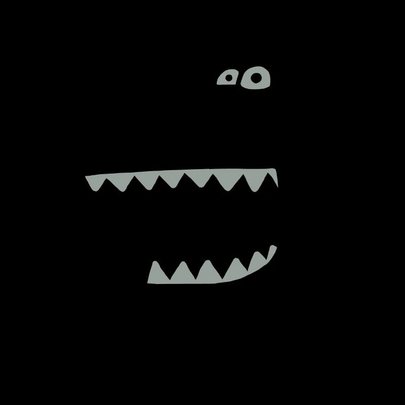 Super hungriger Mampf-T-Rex!