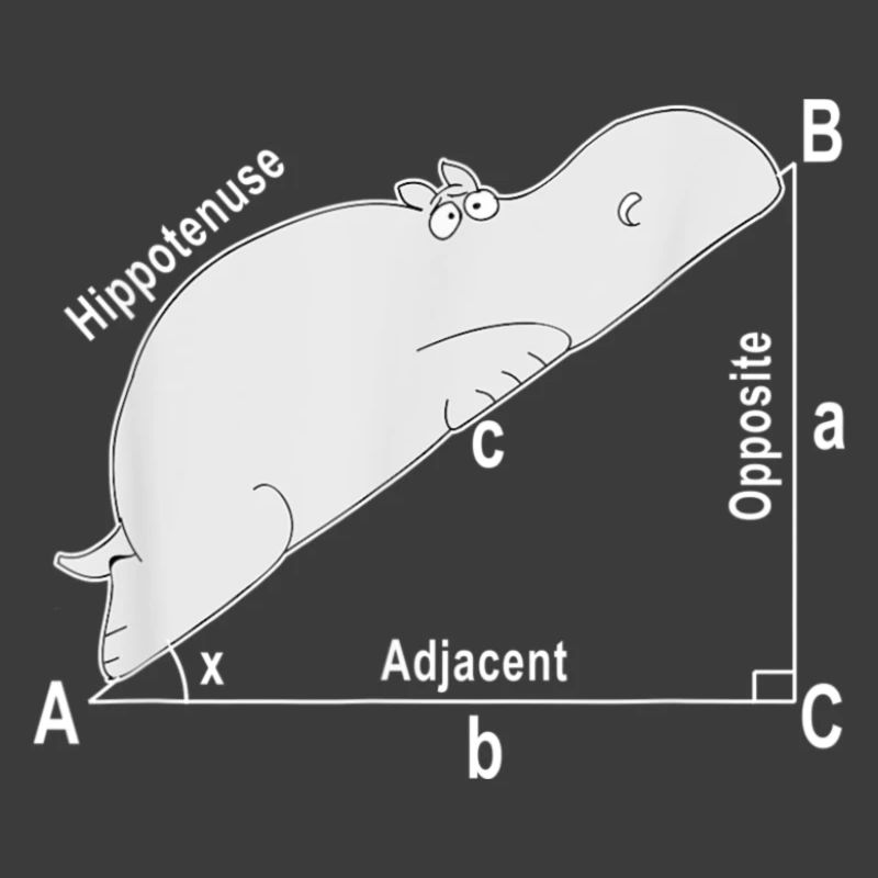Hippo Math Math Chemise drôle drôle de professeur