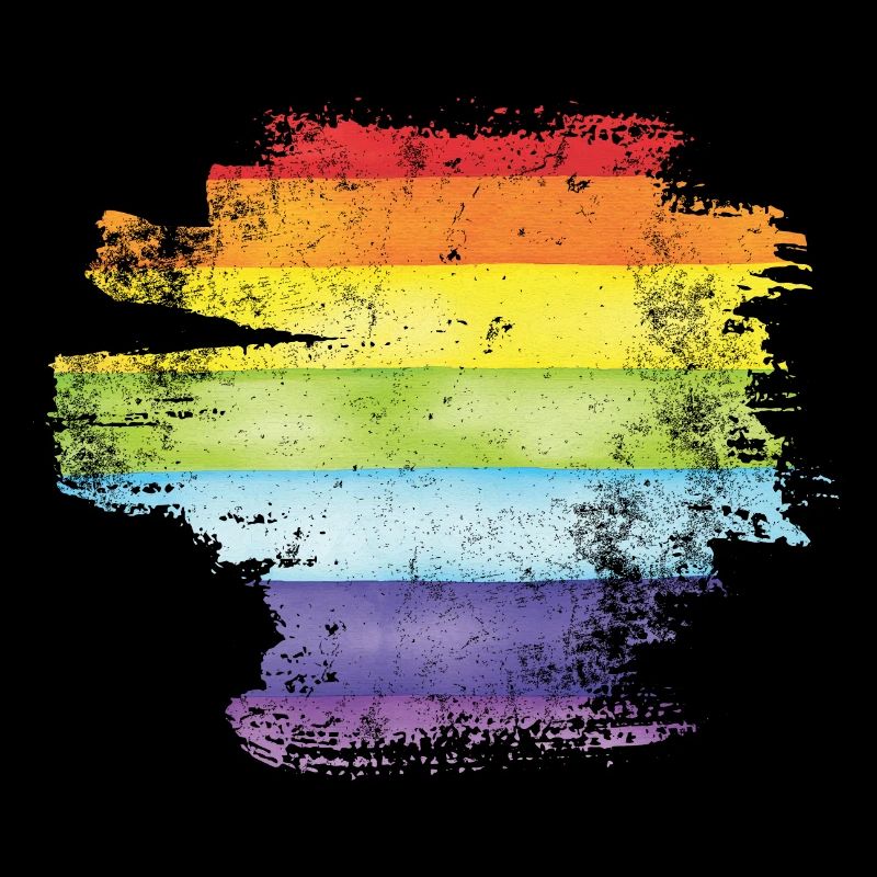 Stolz Pinsel Regenbogen
