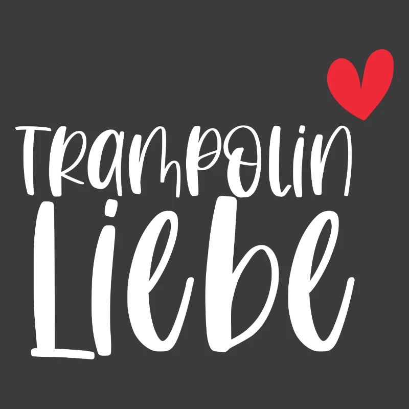 Trampolin Liebe Springen Hobby Geschenk