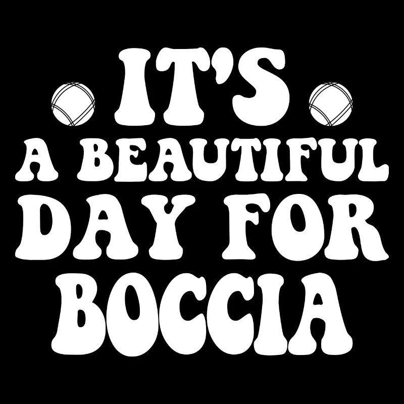 Boccia player Clothing with bocce balls Boccia