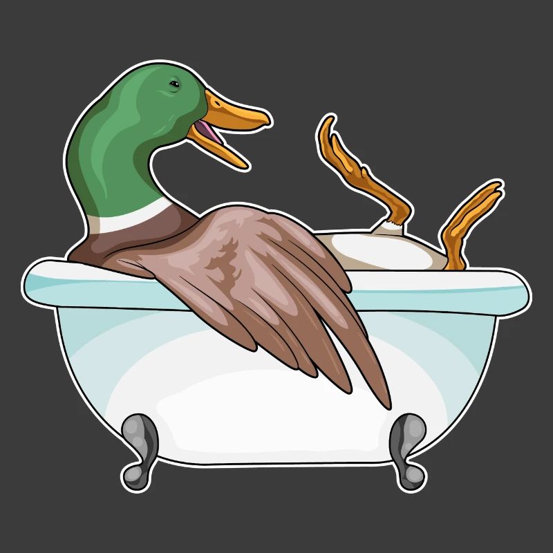 Baignoire de bain de canard