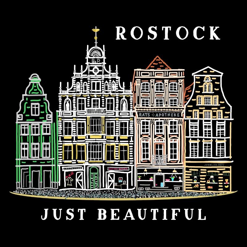 Rostock, Baltic Sea, Germany, Drawing