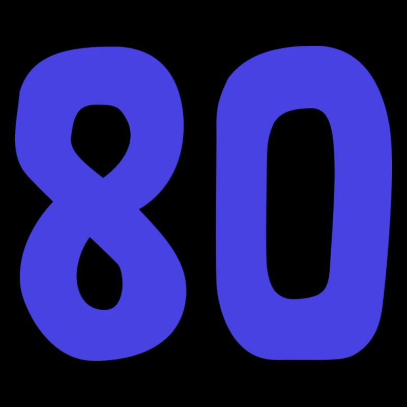 80. 80 YEARS. 80th ANNIVERSARY. 80TH BIRTHDAY.