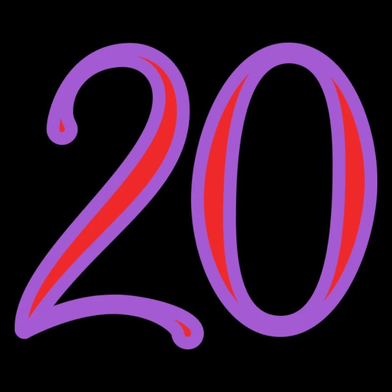 20. 20 ANS. 20e ANNIVERSAIRE. ANNIVERSAIRE 20 ANS.