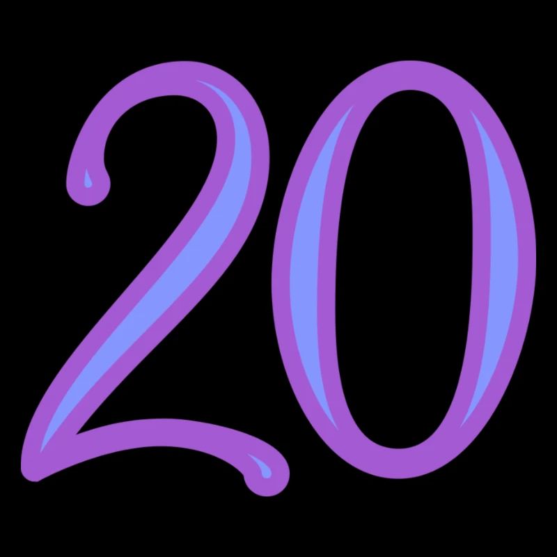 20. 20 ANS. 20e ANNIVERSAIRE. ANNIVERSAIRE 20 ANS.