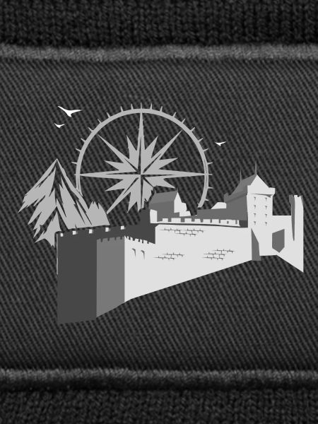 Castle with compass