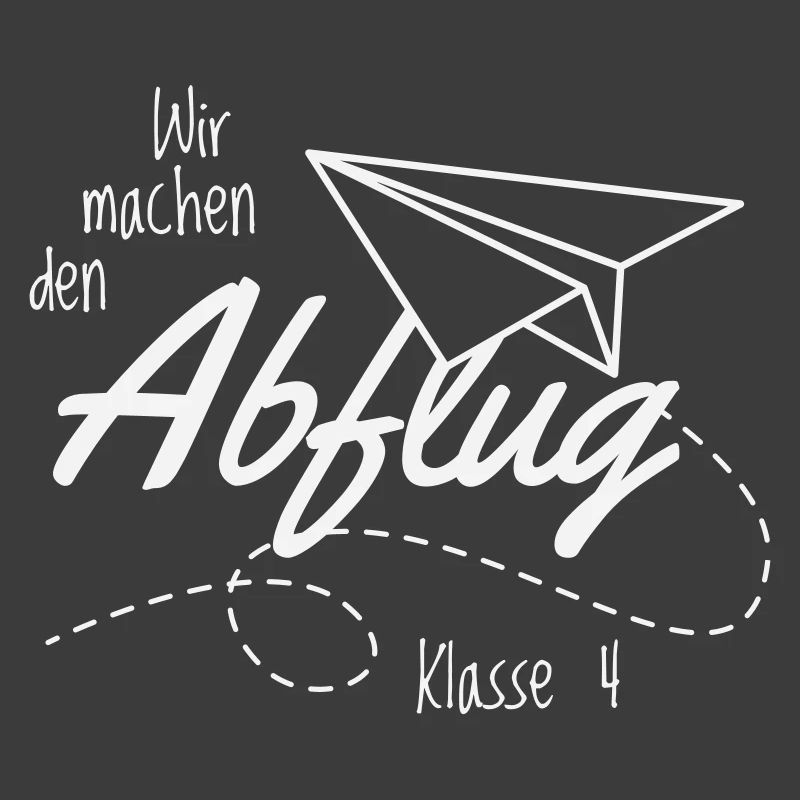 Abschlussshirt Grundschule Abflug