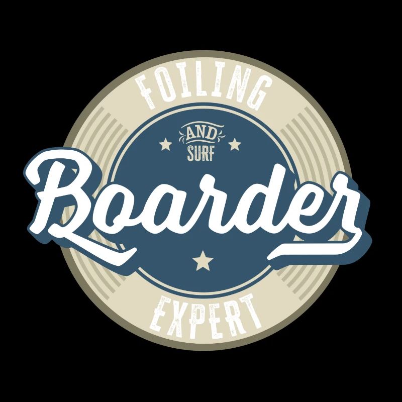 Surf and Boarder Label