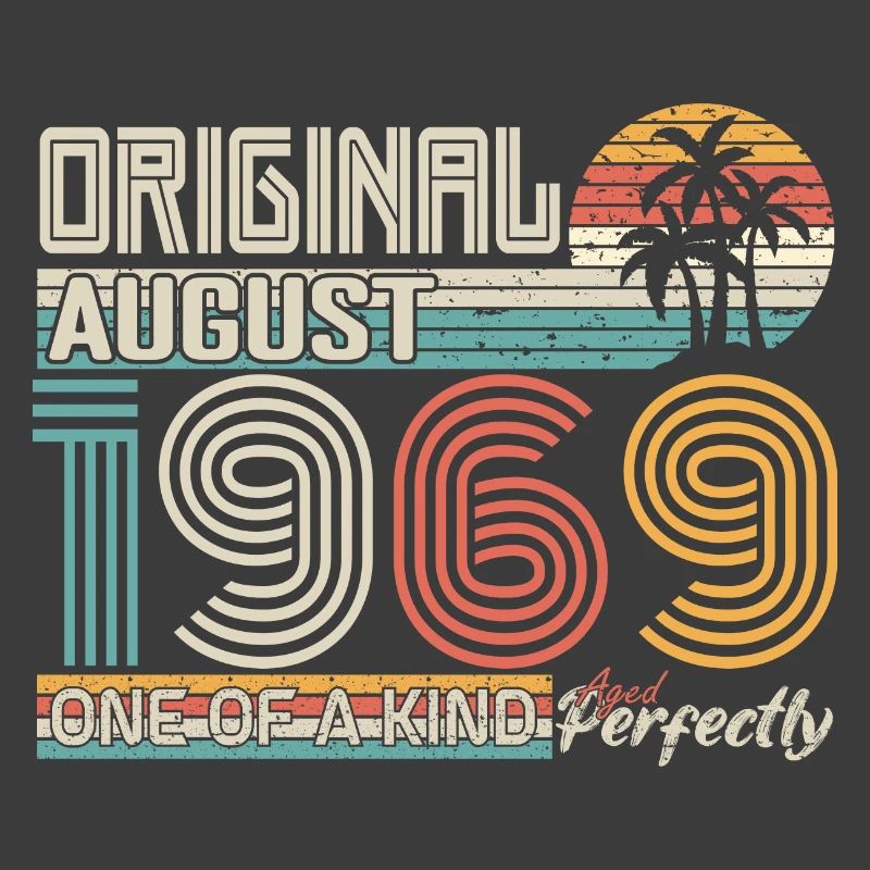 August 1969 Birthday August 1969 Gift