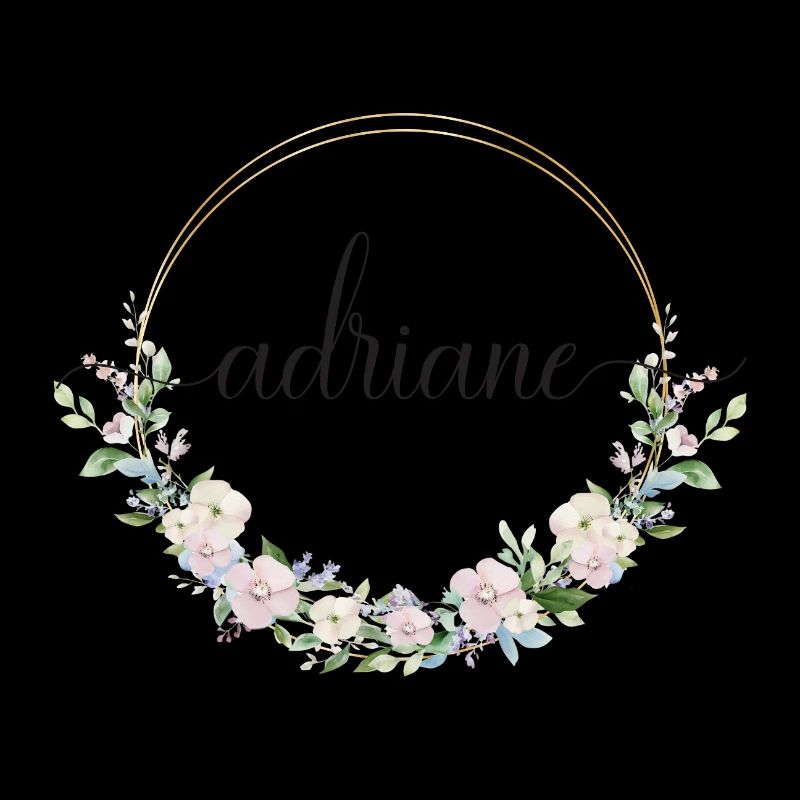 Adriane! Name Floral