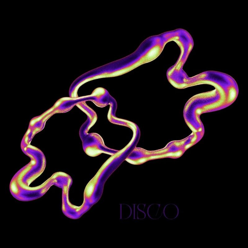 Disco Blob – Neon Abstract Liquid Art