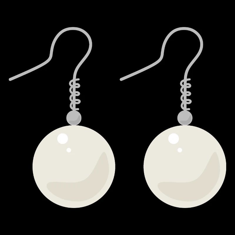 Elegante Perlenohrringe