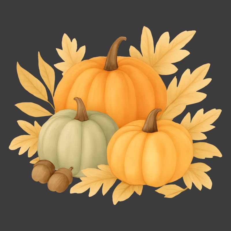  Herbstliche Kürbisse