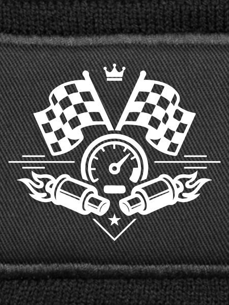 Racing Flag Exhaust Speedometer