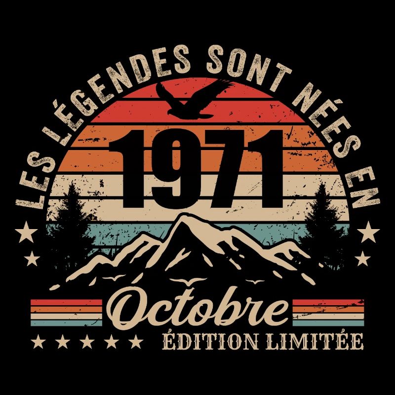 Octobre 1971 Cadeau Anniversaire 1971 October 1971