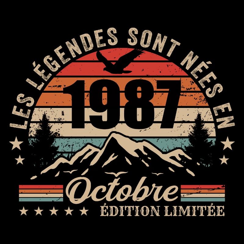 Octobre 1987 Cadeau Anniversaire 1987 October 1987