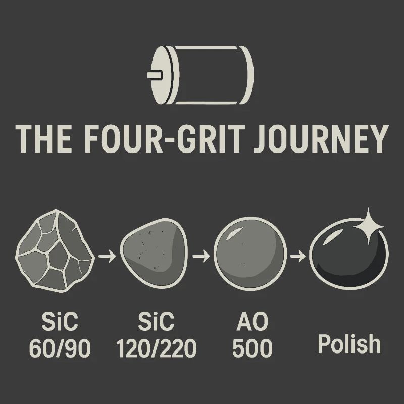 The four-step grinding process