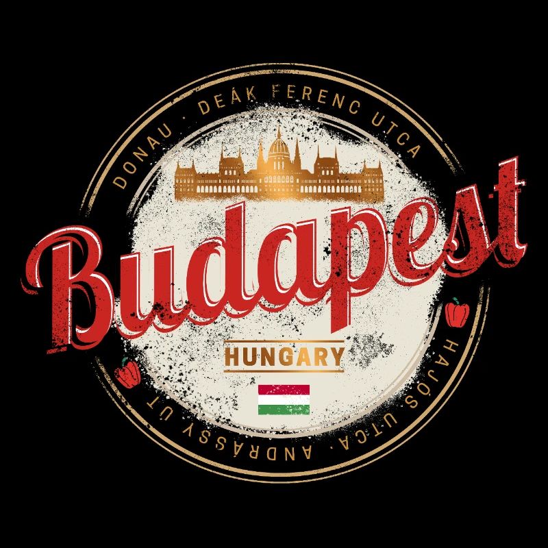 Budapest Design Hongrie Vintage Parlement Souvenir
