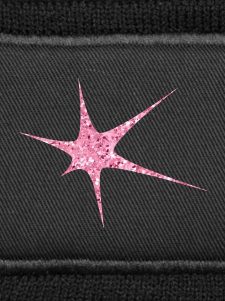 Pink Glitter Starburst Sparkle