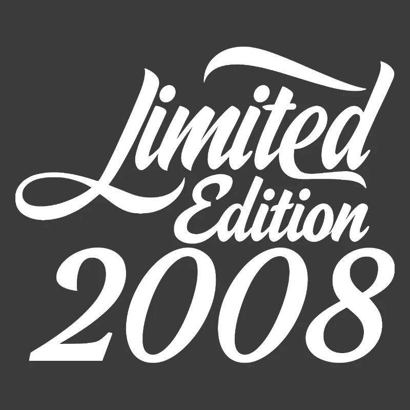 Édition limitée 2008 Lettrage rétro