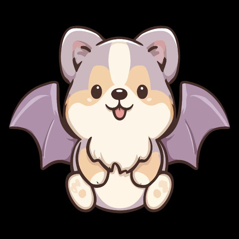 Chibi Bat Pup Plüschtier