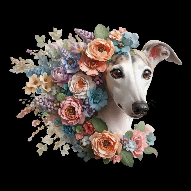 Blumen Galgoherz Nr2