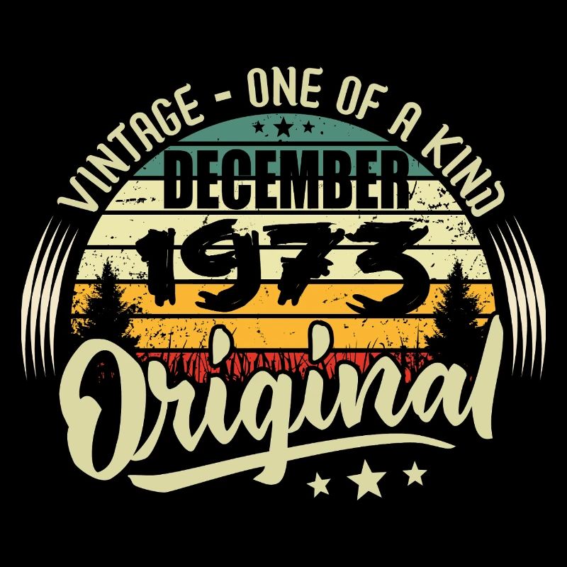 Dezember 1973 - Vintage Authentic Dezember 1973