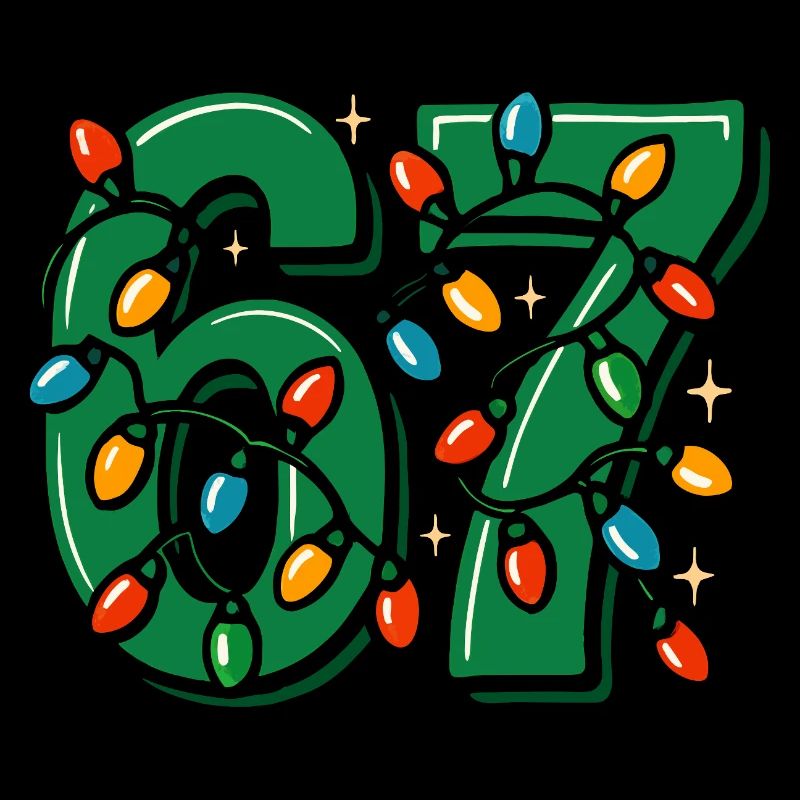 Noël 6-7 Fun 67 Numéro 6-7 6 7 Noël Six Si
