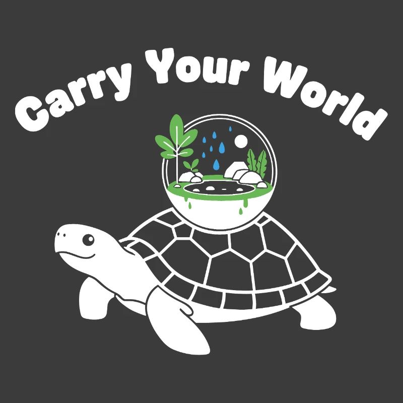 Glass Dome Turtle World in Shell